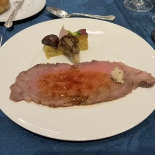 食べ放題のローストビーフ