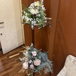 レンタルできる造花ブーケ|749715さんのザ・グランスイート (-small luxury resort- THE GRAN SUITE)の写真(2470716)
