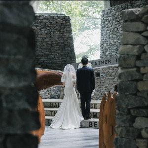 挙式中|749753さんの石の教会 内村鑑三記念堂の写真(2547106)