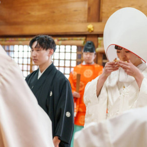 三々九度|749765さんの大國魂神社 結婚式場の写真(2447332)