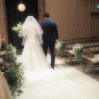 光が入って綺麗なチャペル