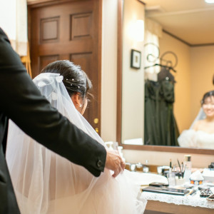 控え室です！とても広かったです！|749809さんのアルコラッジョマリエールの写真(2447491)