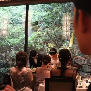 披露宴会場の雰囲気