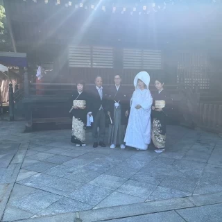 挙式会場の正面