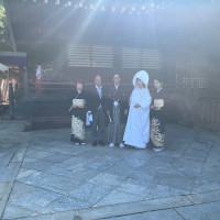 挙式会場の正面