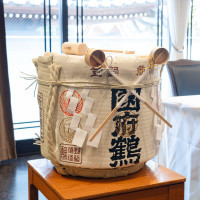 乾杯の樽割り