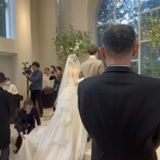 挙式中
