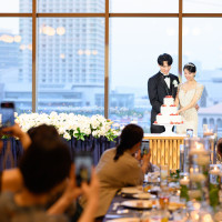 ケーキ入刀