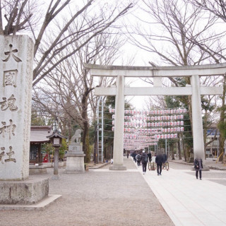 神社の入口、参道