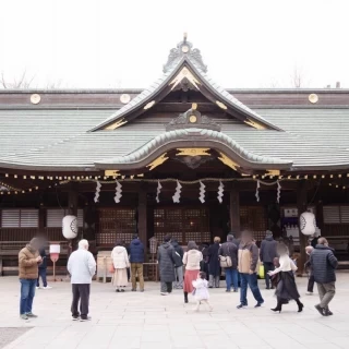 挙式会場となる本殿