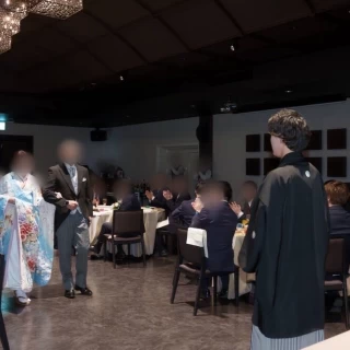 証明を落とした際の披露宴会場