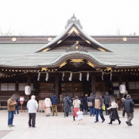 挙式会場となる本殿