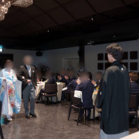 証明を落とした際の披露宴会場