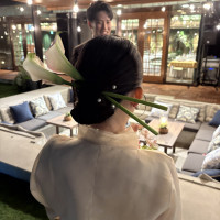 お色直し髪型
