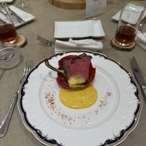 パプリカに詰めた国産牛肉とひよこ豆のラグー|749893さんのTHE SEASON'S（ザ・シーズンズ）/テイクアンドギヴ・ニーズウェディングの写真(2448387)