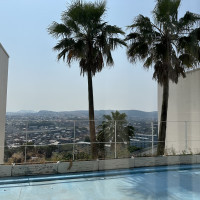 控え室からの景色