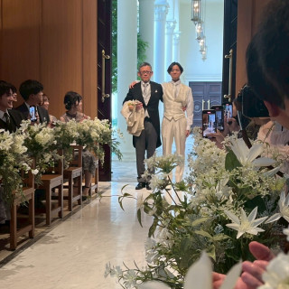 チャペル入場の場面です。