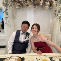 会場内の花の飾り素敵でした