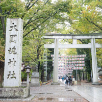 大国魂神社の正面。入口。