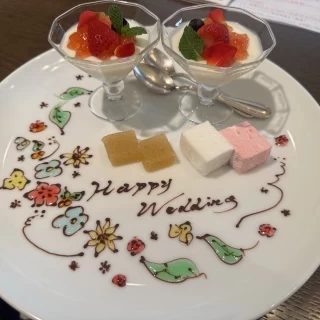 試食のデザート