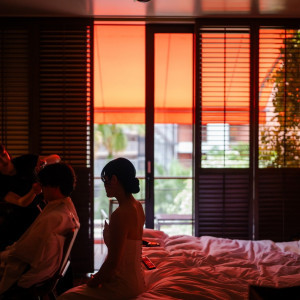 お支度風景 (宿泊部屋にて)|749940さんのWITH THE STYLE FUKUOKA（ウィズ ザ スタイル フクオカ）の写真(2448957)
