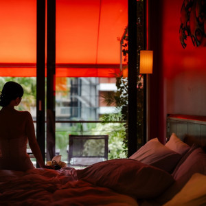 お支度風景 (宿泊部屋にて)|749940さんのWITH THE STYLE FUKUOKA（ウィズ ザ スタイル フクオカ）の写真(2448958)