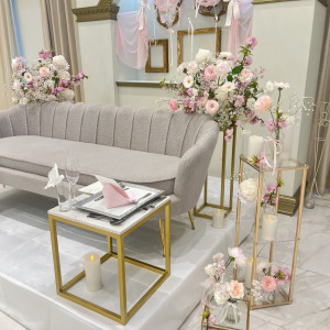憧れのソファ席　フラワーコーディネーターの方は指名しました|749948さんのCasa d' Angela Aoyama（カサ・デ・アンジェラ青山）の写真(2457067)