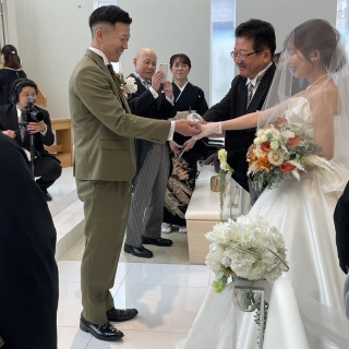 挙式入場