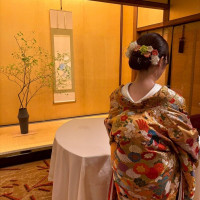 大広間の、披露宴会場