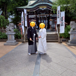 挙式前に撮影