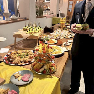 ビッフェでどれもが絶品！大好評でした。|750046さんのセントブライズ蓼科高原教会（クレモウェディング諏訪）の写真(2449587)
