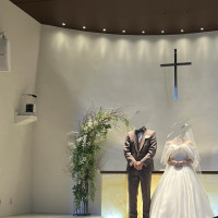 挙式会場での写真です