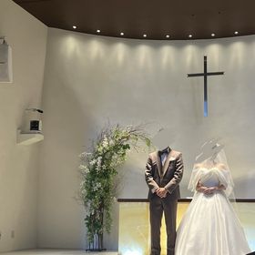 挙式会場での写真です