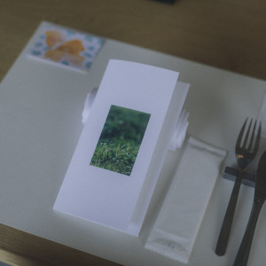 式場が準備してくれたメニュー表|750077さんのMAYA DRIVEの写真(2450011)