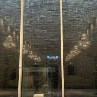 水の演出があるチャペル