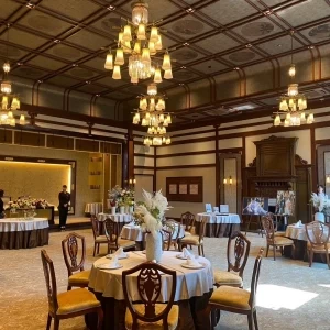 披露宴会場の全体像です|750115さんの百花籠（ひゃっかろう）- Neo Japanesque Wedding -の写真(2450078)