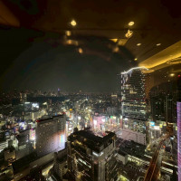 披露宴会場からの夜景