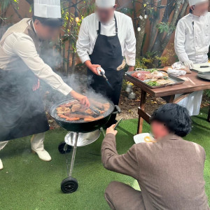 ガーデンでのBBQブッフェ|750210さんのMANDARIN ALLURE（マンダリンアリュール）●BRASSグループの写真(2450303)