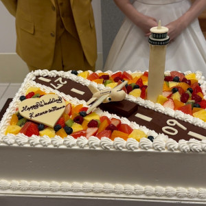 ウェディングケーキ|750212さんのララシャンス迎賓館(宮崎)の写真(2450450)