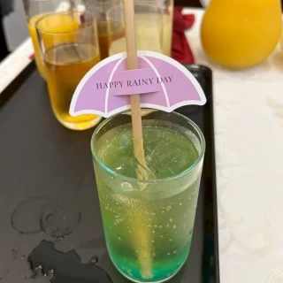 雨の日の特別演出