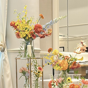 お花は華やかでとても素敵でした|750242さんのThe Palm Garden（ザ・パームガーデン）   〈エルフラットグループ〉の写真(2518730)