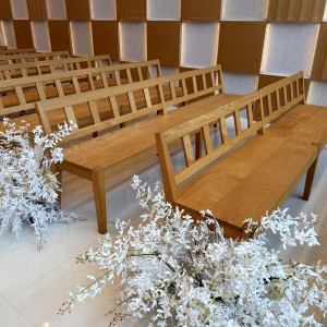 チャペル装花例|750340さんの松山モノリスの写真(2534448)