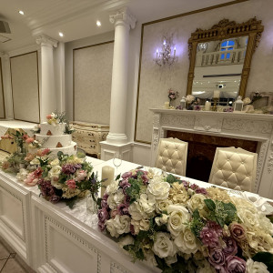 装花|750341さんのア・ラ・モードパレ&ザ・リゾート(A LA MODE PALAIS&THE RESORT)の写真(2556625)