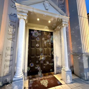 シャボン玉演出|750341さんのア・ラ・モードパレ＆ザ・リゾート（A LA MODE PALAIS＆THE RESORT）の写真(2556643)