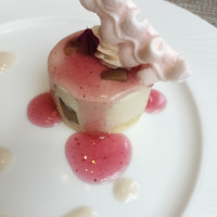 デザートなマロンケーキ。料理すべて美味しかったです。