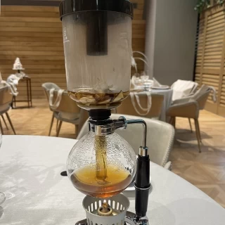 サイフォンのコンソメスープ