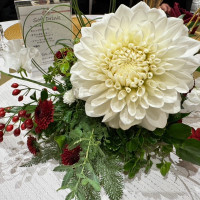 デーブルのお花