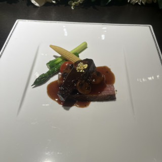 美味しかったお肉料理です。試食ですごく満足できました。