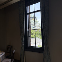 披露宴会場の窓から見える景色