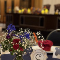 テーブルのお花も可愛いです